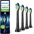 Produktbild: Philips HX6064/88 ersatz-zahnbürsten optimal weiß 4er pack schwarz