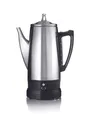 Produktbild: C3 Basic Perkolator aus gebürstetem Edelstahl für  4 - 12 Tassen Kaffee - silber