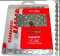 Produktbild: SRAM PC 1051 10-Fach Fahrradkette mit Power Lock - Silber