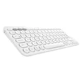 Produktbild: Logitech K380 Kabellose Bluetooth-Tastatur, Multi-Device & Easy-Switch Feature, Windows- und Apple-Shortcuts, PC/Mac/Tablet/Handy/Apple iOS+TV, US QWERTY-Layout - Wei
