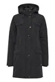 Produktbild: OXMO Tala Damen Wintermantel Parka Mantel gefüttert mit hochabschließendem Kragen, Größe:M, Farbe:Phantom Grey (194205)