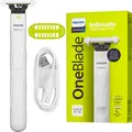 Produktbild: Philips Norelco OneBlade OneBlade QP1924/22 Intimate, Integrierte Batterie, Nass & Trocken, Weiß