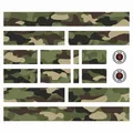 Produktbild: Fahrrad Rahmen Aufkleber XL Sticker Set E-Bike Roller Camouflage Armee