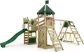 Produktbild: Fatmoose RiverRun Royal XXL Spielturm mit Surfanbau und Rutsche in Grün
