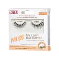 Produktbild: KISS My Lash But Better „No Filters“ – Künstliche Wimpern mit natürlichem Effekt – Wiederverwendbare falsche Wimpern mit ultradünnem, unsichtbarem Wimpernband – Inklusive Wimpernkleber