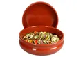 Produktbild: MamboCat Servierschale MamboCat 2x Cazuela Schale Berlin bauchig Tonware Ø 24 cm Größe XL, Steingut