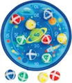 Produktbild: DARTSCHEIBE WELTALL Klettdart Klettbälle Dartspiel Kinderdart Wurfspiel Weltraum