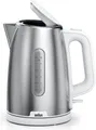 Produktbild: Braun Wasserkocher PurShine WK 1500 WH - 1,7 L, Schnellkochsystem, Anti-Kalk Filter, 1,7 l, 2200 W, 2.000 W, Kocht 200 ml in 45 Sek., 360 Grad Heitzsockel