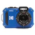Produktbild: KODAK Pixpro Pack WPZ2 + 2 Batterien + 1 SD-Karte - Digitalkamera Kompakt 16M Pixel, Wasserdicht bis 15m, Stoßfest, Video 720p, LCD-Bildschirm 2,7 - Li-Ionen-Akku - Blau