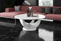 Produktbild: Design Couchtisch HRC-111 Hochglanz Wohnzimmertisch Highgloss Rund Tisch 100 cm x 45 cm