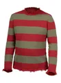 Produktbild: Maskworld Kostüm Freddy Nightmare Pullover Halloween Kostüm Herren, Hochwertige Pullover Replika im authentischen 80er Jahre Look