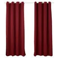 Produktbild: WOLTU 2er Set Gardinen mit Ösen, Verdunklungsvorhang für Wohnzimmer Schlafzimmer, Blickdicht, gegen Kälte und Hitze, 250g/m² Dicke,135x245 cm, Bordeaux