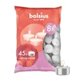 Produktbild: Bolsius D-light Teelichter - 45 Stück - im Beutel - Länge Brenndauer 8 Stunden - Dekorative Haushaltkerzen - Weiß - Enthält Natürliches Pflanzenwachs - Ohne Palmöl
