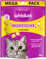 Produktbild: Whiskas WHISKAS® KNUSPERTASCHEN™ Beutel mit Huhn und Käse 180g, für: Katze