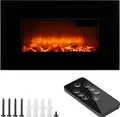 Produktbild: MONZANA® Wandkamin Elektrokamin Heizung Heizlüfter Head Up Display 900W / 1800W Thermostat Fernbedienung Timer Dimmbar Kaminfeuer Kaminofen Kamin