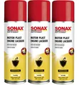 Produktbild: SONAX Professional Motor Plast 3x300 ml Motorversiegelung Schutzlack Motorschutz
