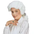 Produktbild: Barock Mozart Perücke für Kinder in Weiß für Karneval und Mottopartys