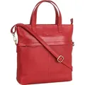 Produktbild: Benthill Shopper Damen Leder - Bag Beutel aus echtem Rindsleder - Große Vintage Umhängetasche - Schulterbeutel / Schultertasche - Handtasche - Rot