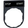 Produktbild: Schneider Electric Legendeplatte,Stop-Start (ZBY2366)