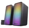 Produktbild: Trust GXT 611 Wezz Beleuchtetes 2 RGB-Lautsprecherset 24587 PC-Lautsprecher