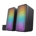 Produktbild: Trust PC-Lautsprecher Audio 3ˌ5 mm RGB USB Beleuchtung LED Schwarz
