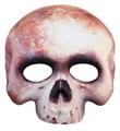 Produktbild: CHAKS Verkleidungsmaske Halloween Maske 'Skelett', Halbmaske aus Stoff