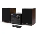 Produktbild: Sharp XL-B517D(BR) Micro-Stereo-Sound-System mit DAB-Radio, DAB+, FM, Bluetooth, CD-MP3, USB-Wiedergabe, Holzlautsprechern und 45W Farbe braun