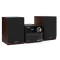 Produktbild: SHARP XL-B517D(BR) Mikro Hi-Fi Soundsystem Stereo mit DAB Radio, DAB+, FM, Bluetooth, CD-MP3, USB-Wiedergabe, Lautsprecher aus Holz, 45 Watt – Braun