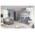 Produktbild: trendteam Babyzimmer-Komplettset, Babybett Wickelkommode Kleiderschrank