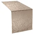 Produktbild: Erwin Müller Outdoor-Tischläufer Terrassa abwaschbar Cappuccino Größe 40x130 cm