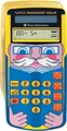 Produktbild: Texas Instruments Little Professor Rechentrainer (für Vor- und Grundschule, Solarbetrieben, mit 80.000 Rechenaufgaben) gelb-blau