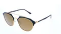 Produktbild: HIS POL HPS84101 1 Herren Damen Sonnenbrille Metall Rund GoldSchwarz