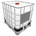 Produktbild: 1000l IBC Wassertank DN150/50 auf Stahlpalette (Gebraucht/Gespült)