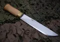 Produktbild: Helle Lappland Jagdmesser Leuku 12C27 Stahl Birkenholz Lederscheide Outdoor