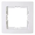 Produktbild: Kopp Abdeckrahmen Paris 1-fach Arktis Weiß für senkr./waager.... 308402063
