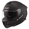 Produktbild: LS2 FF808 Stream II Solid Matt Motorradhelm Sonnenblende Gr. L Matt Schwarz