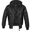 Produktbild: Brandit MA1, Kapuzenjacke - Schwarz/Schwarz - M