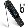 Produktbild: Fleischthermometer Kabellos 0.5s Sofortiges Auslesen, ±0.3℃ Genau Grillthermo...