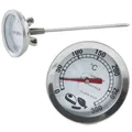 Produktbild: Räucherthermometer aus Stahl mit 16 cm langer Sonde