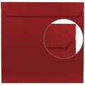 Produktbild: SafePost Briefkasten ScanPro 800 RAL3002, rot, aus Stahl, Zeitungsfach, 38x38x10 cm