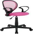 Produktbild: Bürostuhl Schreibtischstuhl Pink H-2408F/1406