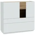 Produktbild: FORTE Highboard Lewisville Dekor Grau Hellgrau