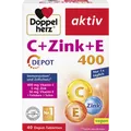 Produktbild: Doppelherz aktiv C+Zink+E 400 Depot 4009932003543