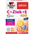 Produktbild: DOPPELHERZ C+Zink+E Depot Tabletten 40 St PZN 02561607