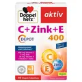 Produktbild: DOPPELHERZ C+Zink+E Depot Tabletten 40 St