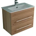 Produktbild: Alpenberger Badmöbel Set - Waschbecken mit Unterschrank Nanobeschichtung  Soft-Close  Waschplatz
