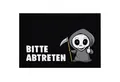 Produktbild: MoonWorks Fußmatte Fußmatte mit Spruch Bitte abtreten Sensemann lustiges Wortspiel, rechteckig