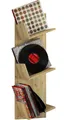 Produktbild: VCM Standregal Holz Bücher Schallplatten LP Hänge Wandregal Sulda