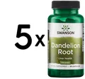 Produktbild: 5 x Swanson Dandelion Root, 515mg - 60 caps (182,18 EUR/kg)