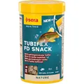 Produktbild: sera Tubifex FD Snack 250 ml (28 g) | gefriergetrocknete 100% Tubifex | natürlicher proteinreicher Snack für fleischfressende Zierfische | stärkt Wachstum & Vitalität